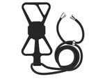 Akashi, Custodia A Catena Universale Per Smartphone In Nylon, Nero
