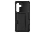 Avizar, Custodia Protettiva Per Samsung Galaxy S24 / S25 Con Angoli Rinforzati E Portacarte, Nero