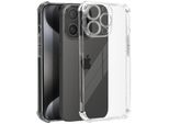 Avizar, Custodia Bumper Per Apple Iphone 15 Pro Max Con Angoli Antiurto, Trasparente