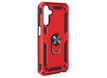 Avizar, Custodia Protettiva Ibrida Per Samsung Galaxy A15 5G, Supporto Per Anello, Rosso