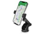 Avizar, Supporto Da Auto Per Smartphone Con Ventosa E Braccio Estensibile, Nero