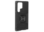 Avizar, Custodia Protettiva Per Samsung Galaxy S24 Ultra Antiurto Ad Anello Multifunzionale, Nero