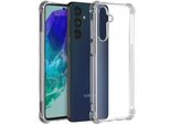 Avizar, Custodia Bumper Per Samsung Galaxy M55 Con Angoli Antiurto, Trasparente