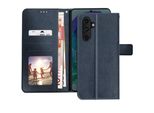 Avizar, Samsung Galaxy M55 Vintage Wallet Cover Con Funzione Stand, Blu Scuro