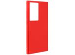 Avizar, Custodia Per Cellulare In Silicone Semirigido Per Samsung Galaxy S24 Ultra, Rosso