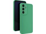 Avizar, Custodia In Silicone Softglow Per Samsung Galaxy S24 Fe, Fotocamera Protetta, Verde
