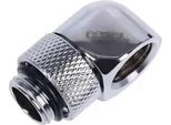 Connettore Hf L Alphacool, Girevole, Da G1/4 Filettatura Maschio A G1/4 Filettatura Femmina, Argento