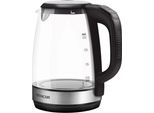 Bollitore Elettrico Sencor Swk 2090BK 2 L 2200 W Nero, Acciaio Inox, Trasparente