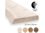 Moontree | Mensola Da Parete In Legno Rustico Aksel, 40Cmx22Cmx3,8Cm, Non Cerato | Mensola Da Appendere, Mensola Da Parete In Legno Per Il Soggiorno