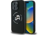 Karl Lagerfeld Klhmp16Xskchtck Iphone 16 Pro Max 6.9 Czarny/Nero Custodia Rigida In Silicone Karl&Choupette Teste Magsafe