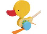 Small Foot - Figura Di Anatra A Spinta In Legno Con Bastone