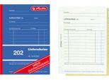 Herlitz 883553 Libretto Di Moduli "Bolla Di Consegna 202"" A6 2 X 40 Fogli"