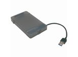 Logilink Logilink AU0037 Contenitore Per Unità Di Archiviazione Contenitore Per Hdd/Ssd Grigio Da 2,5