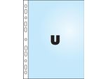 Esselte Copertina Sospesa "U"" Euro Liscia A4 55 Mic Trasparente/10 Pz"