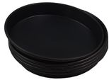 5 Pezzi Vassoio Per Pizza Rotondo In Metallo Blu Ø 18 Cm Qualità Professionale Pesante