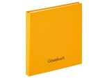 Walther Libro Degli Ospiti A Spirale Fun Corn Giallo 26X25 Cm 50 Pagine Bianche