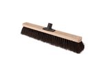 NöLle Scopa Da Sala Arenga 50 Cm Legno Piatto - Supporto Manico In Plastica