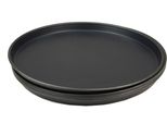 5 Pezzi Vassoio Per Pizza Rotondo In Metallo Blu Ø 40Cm Qualità Professionale Pesante