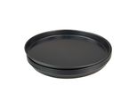5 Pezzi Vassoio Per Pizza Rotondo In Metallo Blu Ø 36 Cm Qualità Professionale Pesante