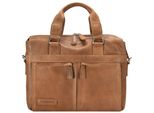 Borsa Per Laptop Plevier Serie 470 36 Cm Colore: Cognac (Marrone)