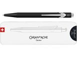 Caran D'ache Biro Retrattile 849 Popline Fluo, Nero Larghezza Linea: M, Colore Linea: Blu, Canna Esagonale In - 1 Pezzo (849.509)