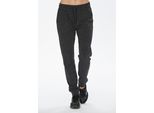 Pantaloni Da Allenamento Chestine W Melange Con Cintura Confortevole 1011 Grigio Scuro Melange 46