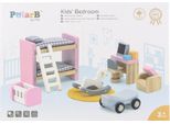 Viga Toys - Set Di Mobili Viga Polarb Casa Delle Bambole Camera Dei Bambini