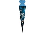 Goldbuch Scuola Cono Astronave 70 Cm Cartone Dipinto Con Cappuccio In Feltro Design Spaziale