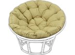 Ampo Cuscino Per Seduta Papasan In Rattan Per Sedia Sospesa, Altalena A Uovo Sospesa 120 Cm