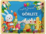 Vianmo Insegna Di Latta 30X40 Cm Ostern OstergrüßE GÖRlitz