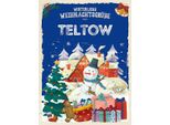 Vianmo Insegna In Legno 40X30 Cm WeihnachtsgrüßE Aus Teltow