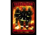 Vianmo Insegna In Legno 40X30 Cm Feuerwehr Wir Machen Hausbesuche