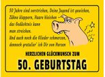 Vianmo Insegna In Legno 30X40 Cm GlüCkwunsch Zum 50.Geburtstag