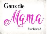 Vianmo Insegna In Legno 30X40 Cm Ganz Die Mama Nur Lieber