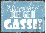 Vianmo Insegna In Legno 30X40 Cm Mir Reicht`S Ich Geh Gassi