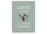 Vianmo Insegna In Legno 40X30 Cm Garten Gardening Is Cheaper Therapy