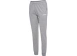 Hummel Hmlelemental Pantaloni Regular Donna - Grigio Melange, Taglia:S