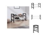 Vidaxl Scarpiera A 2 Ripiani Allungabile 119X24X37 Cm - Scarpiere E Armadietti