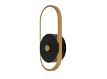 Led Solution Nero Ottone Applique Led Design 15W IP54 Colore Della Luce: Bianco Luce Diurna 10563