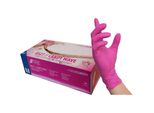 Nitras® 8327 Nitras® Unisex Einmalhandschuhe Candy Wave Lila GrößE M 100 St.
