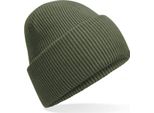 Beechfield B385R | Classic Engineered Deep Cuffed Beanie - Farbe: Verde Oliva - GrößE: Taglia Unica