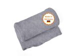 Coperta Sleepling Germany, Coperta Da Divano, 150 X 200 Cm, ÖKotex, Lavabile, Verde Salvia-Grigio Chiaro-Grigio Scuro Melange
