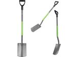 Kadax Pala Vanga Dritta 120 Cm Metallo Giardino Ergonomico Solido
