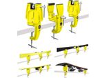 Skinrocks Ski Vise Racing Ski Vise Pro Plus World Cup Ski Holder Giallo