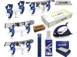 Skinstar Skiwax Starter Set Skispanner Rimuovi Sci Naturale 8 Pezzi