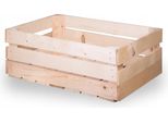 Nuove Cassette Per La Frutta Cassette Di Legno Cassette Per Il Vino Cassette Per Le Mele Naturale 60X40X20Cm