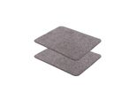 Zerbino Astra Lavabile Entra 2ER Set Grigio 60 X 75 Cm