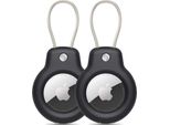 Tech-Protect Rough Vein 2-Pack Apple Airtag Nero