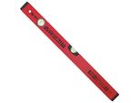Livella A Bolla D'aria 50Cm Profilo In Alluminio Rosso Antiurto 2 Livelle A Bolla D'aria Strumento Di Misura Livella A Bolla D'aria