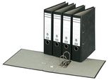 Cartella A Leva A4 Esselte Basic, Dorso 5 Cm, Rado, Marmo, Nero